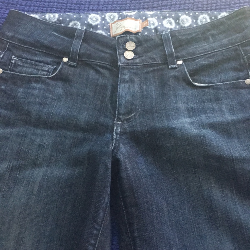 Paige Premium blue jeans with crop leg